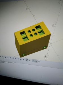 Screenshot shows a 3D model of a 3D Printable BusKill cable in CAD software