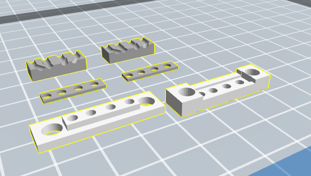 Screenshot of CAD files after being sliced & rotated