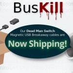 [BusKill] Our Dead Man Switch Magnetic Breakaway cables are Now Shipping!