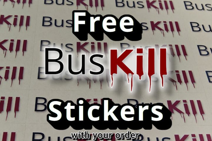 Free BusKill Stickers with your order
