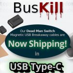 [BusKill] Our Dead Man Switch Magnetic USB Breakaway cables are Now Shipping! in USB Type-C